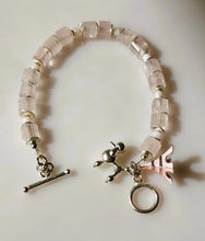 Load image into Gallery viewer, Agate and Quart all things Paris bracelet.