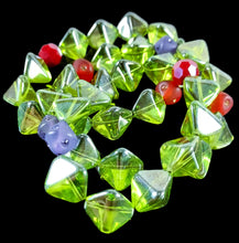 Load image into Gallery viewer, Czech Glass triplet stretch bracelets