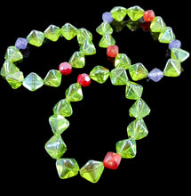Load image into Gallery viewer, Czech Glass triplet stretch bracelets