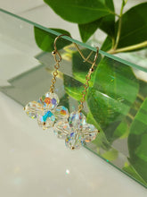 Load image into Gallery viewer, Handmade vintage and Gold earrings.