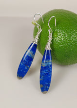 Load image into Gallery viewer, Lapis Lazuli teardrop earrings - SOLD OUT