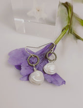 Load image into Gallery viewer, Zebra Pearl earrings-SOLD OUT