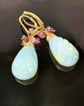 Load image into Gallery viewer, Peruvian Opal pineapple earrings - SOLD OUT