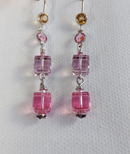 Load image into Gallery viewer, Pretty in pink earrings