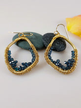 Load image into Gallery viewer, Geode wire wrapped earrings-SOLD OUT
