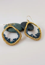 Load image into Gallery viewer, Geode wire wrapped earrings-SOLD OUT