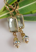 Load image into Gallery viewer, Green Amethyst Drop Earrings-SOLD OUT-Donated-Silent Auction Fundraiser for Animal Hospice Fund