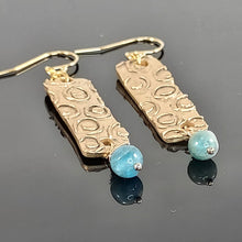 Load image into Gallery viewer, Boho Angelite Dangle earrings