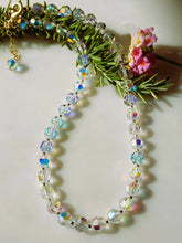 Load image into Gallery viewer, Handcrafted Crystal necklace bykatejewelry in California.
