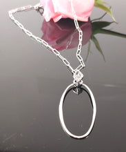 Load image into Gallery viewer, Sterling Silver chain and long necklace handcraftedin California.