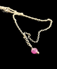 Load image into Gallery viewer, Pink Tourmaline pendant necklace