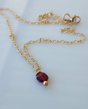 Load image into Gallery viewer, Pink Tourmaline pendant necklace