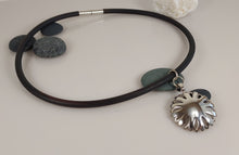 Load image into Gallery viewer, Sterling Silver Sunburst necklace