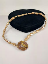 Load image into Gallery viewer, Caramel Pearl and Bronze Necklace