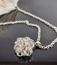Load image into Gallery viewer, Sterling Silver Chain Maille Necklace