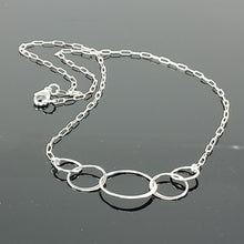 Load image into Gallery viewer, Sterling Silver Infinity Necklace