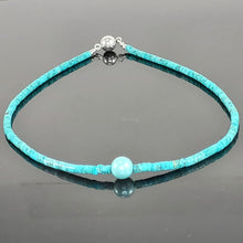 Load image into Gallery viewer, Turquoise and Pearl Necklace