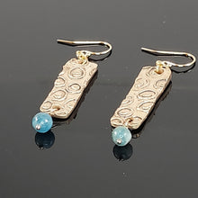 Load image into Gallery viewer, Boho Angelite Dangle earrings
