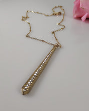 Load image into Gallery viewer, GP Rhinestone dangle and 14 karat GF necklace bkatejewelry.
