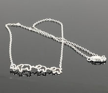 Load image into Gallery viewer, Elephant Family on the move Necklace
