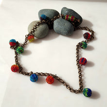 Load image into Gallery viewer, Beaded Mosaic Necklace
